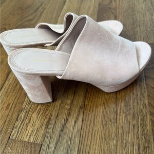 Mansur Gavriel Elegant Pink Women's Heels, size 39!